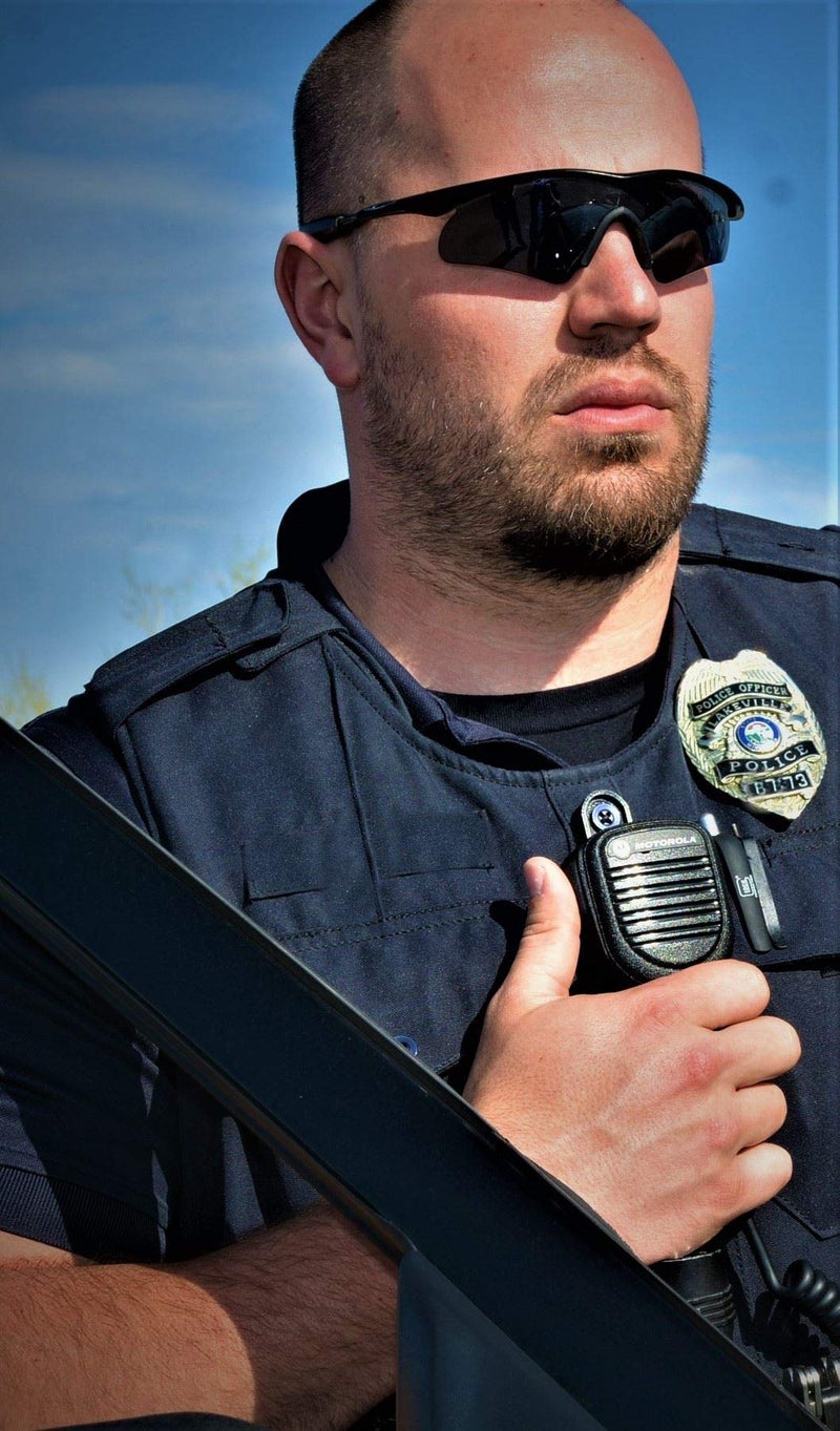 Mic+Tight The Police Mic Clip Tactical Portable Radio Mic Clip for Uniforms or Bullet-Proof Vest Carriers | Clear - Image 3